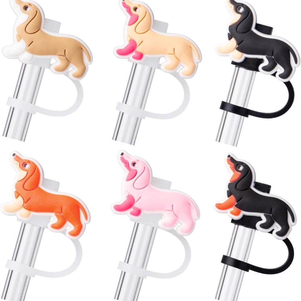 Dachshund Straw Covers Set